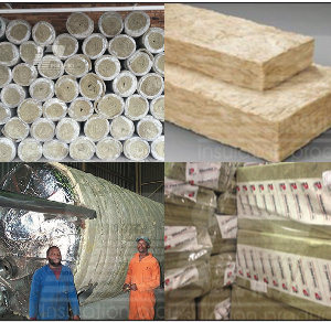 High Density Rockwool Roll 5m 80kg density (Generators, drywall, Mines, Pipes etc...)