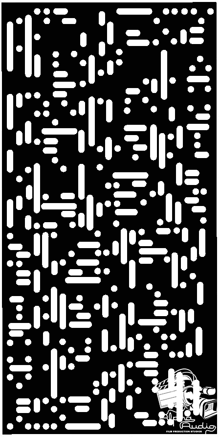 Acoustic Diffusion Panels Morse Code (1200x600mm) - Multiple Colors - Image 5