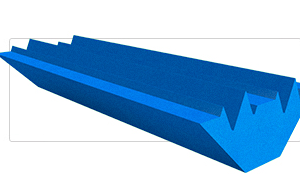Acoustic Foam Bass Trap Sharp Front - Colors