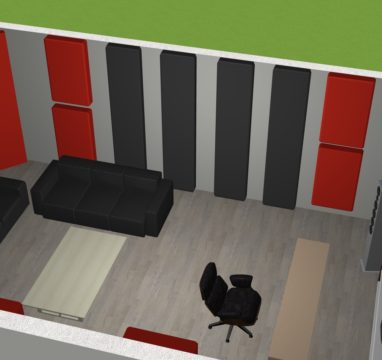 A+ Acoustic Panels (2400x340x60mm) - Multiple Colors (MOQ 4 Panels) - Image 2